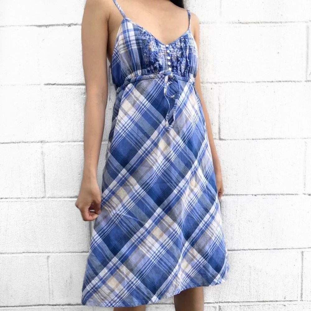 Blue Plaid Aeropostale Dress